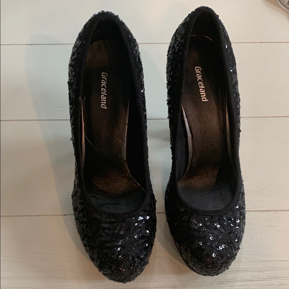 Graceland Sequin Pumps